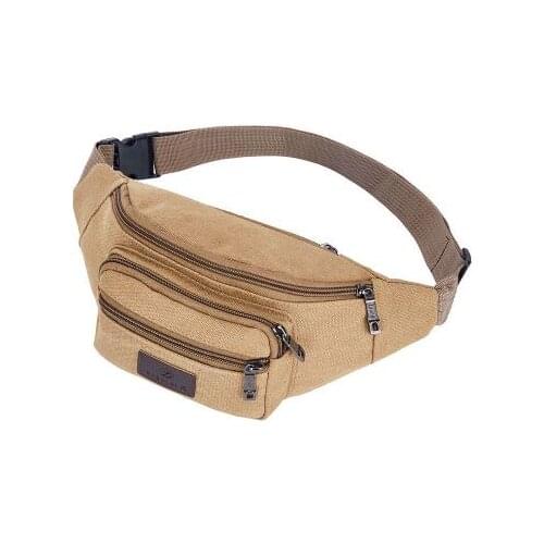 Mens Canvas Sports Shoulder Bag Wallet Travel Waist Hip Pack Lot Purse Hot Travelling Mobile Phone Bag Waist Packs