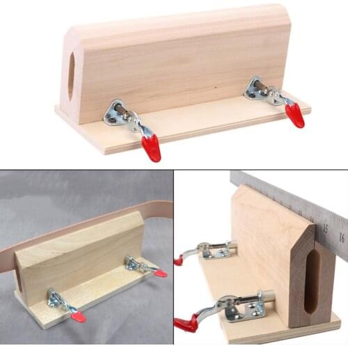 DIY Improved Sewing Wood Leather Clamp Horizontal Leather Retaining Clip Table Desktop Leather Tool Portable Horse Clamp