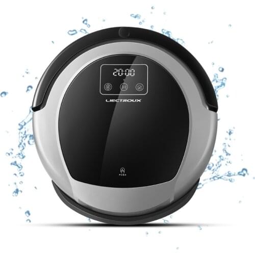 Intelligent Robotic Vacuum Cleaner B6009, 2D Map & Gyroscope Navigation,Memory,Low Repetition,Virtual Blocker,UV Lamp,Water Tank