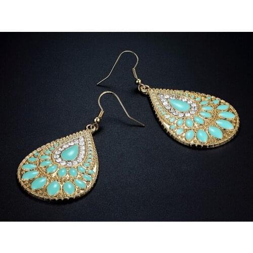 Iutopian Brand Bohemian style water drop Vintage Retro earrings Style For Choise /#DJ126