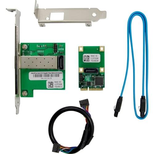 MINI PCIE Intel I210 SFP 1-port Network Adapter 1G 1000M LAN CARD