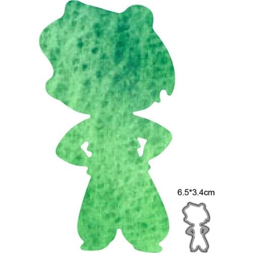 Metal Cutting Dies Cut Mold Boy Angel Christmas Decoration Scrapbook Paper Craft Knife Mould Blade Punch Stencils