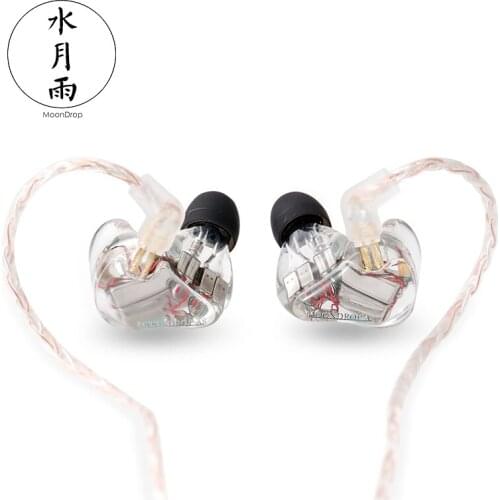 Moondrop A8 8BA Professional Monitor Earphone with Detachable Cable Hifi In-Ear Earphone