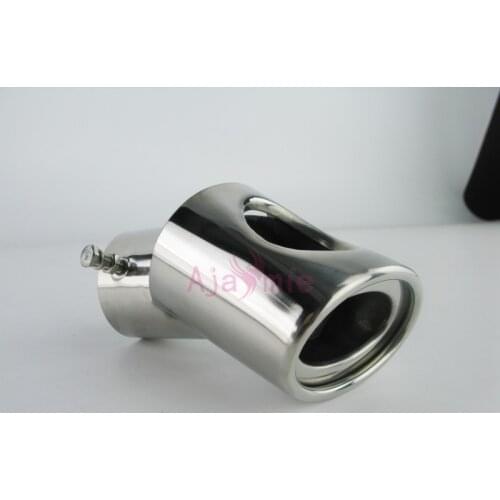 Exhaust Muffler Tip Stainless Steel Chrome Detector Car Styling For Peugeot 206 CITROEN C2 Accessories