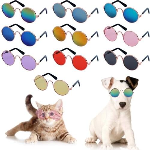 Lovely Pet Cat Glasses Dog Glasses Pet Products For Little Dog Cat Eye-wear Protection Dog Sunglasses Photos Pet Accessoires