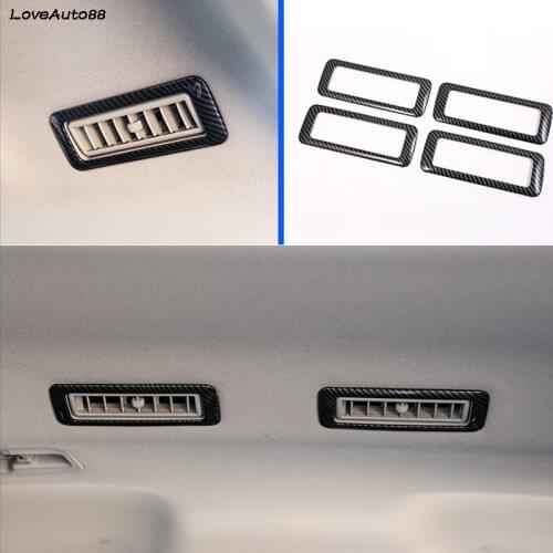 Car Back Row Upper Air Outlet Decorative Frame Trim Strip For Toyota Fortuner 2016 2017 2018 2019 2020 Car Accessories