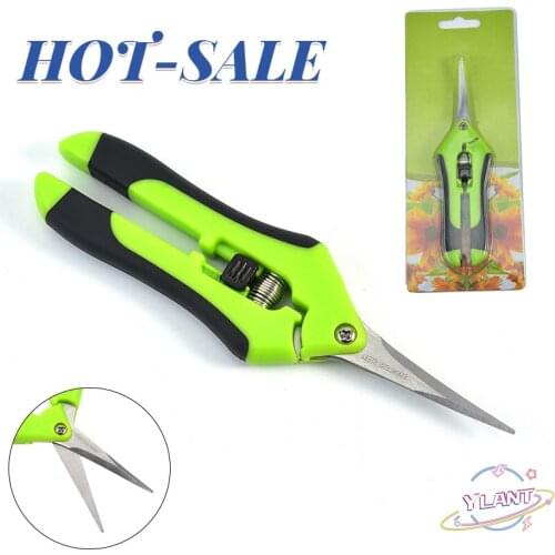 Garden Pruning Shears Stainless Steel Pruning Tools Hand Pruner Cutter Grape Fruit Picking Weed Household Potted Branches Pruner