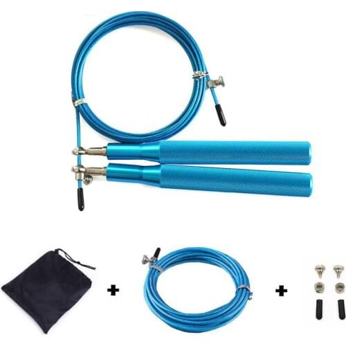 Jumping Rope Crossfit Speed Skipping Rope for MMA Boxing Professional Jumping Rope Workout Fitness Training Rope Gym Equipment