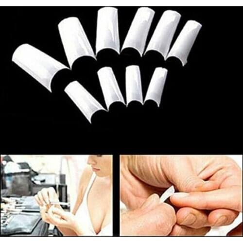 High Quality 500PCS/Set Artificial Nails False Half Nail Art Tips Acrylic UV Gel Assorted Kit with Storage Box