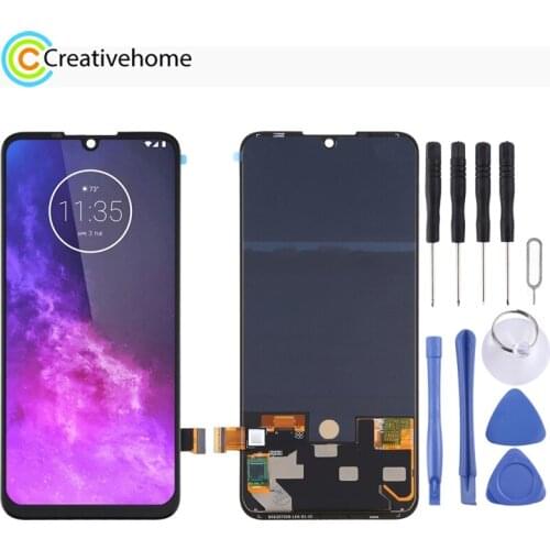 High Quality LCD Screen and Digitizer Full Assembly for Motorola One Zoom