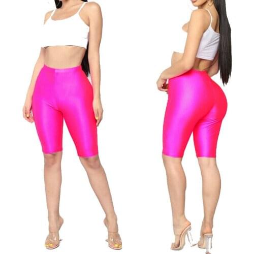 Women Cycling Shorts Dancing Gym Biker Slim Active Sports Solid Sexy Skinny 2019 New Summer Women Shorts