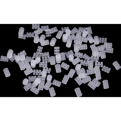 100 Pieces Bike Donuts Cables Housing Cable Donuts O-Rings for 1.1-1.8mm Shift /Brake Cables