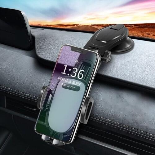 360 Degree Mount Car Windshield Dashboard Phone Holder Stand New Group Vertical Windshield Gravity Sucker Car Phone Holder