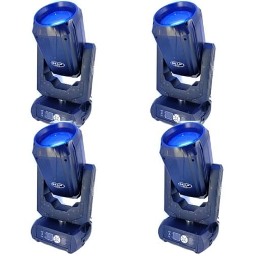4pcs/lot 260W moving head beam dmx stage light double prism rainbow dj lighting effect for wedding show party bar