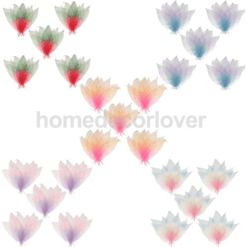 50pcs Natural Magnolia Skeleton Leaves for Cardmaking Scrapbooking Embellishment DIY