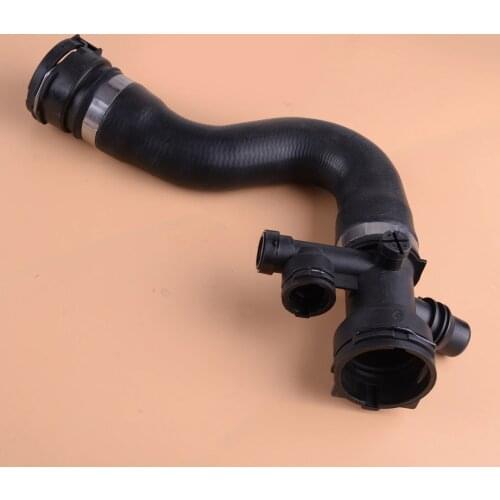 Beler Black PA66-GF30 Upper Radiator Coolant Hose Pipe Water Line 17123415433 Fit For BMW X3 E83 LCI 2.5si 3.0i 3.0si
