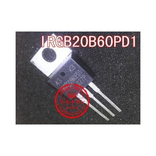 Free shipping 20PCS IRGB20B60PD1 GB20B60PD1 TO-220 600V 20A