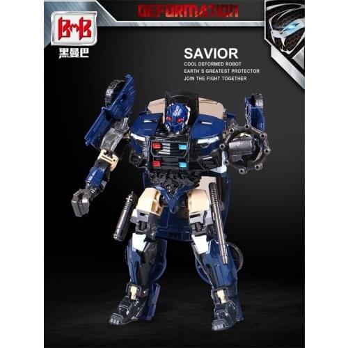 BMB Transformation Toys Deformation Robot Movie 5 Action Figure Barricade Children Gift 20cm D Grade Policecar Model gld3