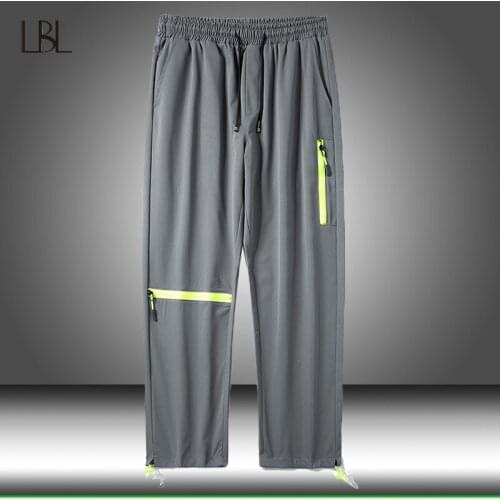 Mens Tactical Pants Elasticity Trousers Men Breathable Casual Hiking Cargo Pants Male Hip-hop Breathable Loose Harem Trousers