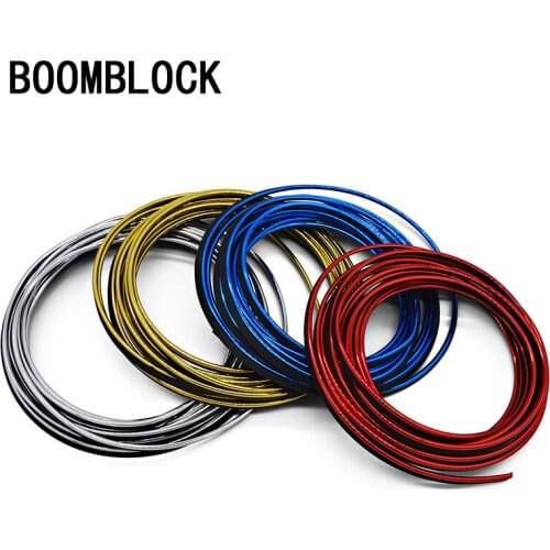 BOOMBLOCK 5m Interior Sticker Moulding Strip Car Styling For BMW F30 F10 F20 E46 E39 E60 E90 E36 E34 X5 E53 E70 X6 Accessories