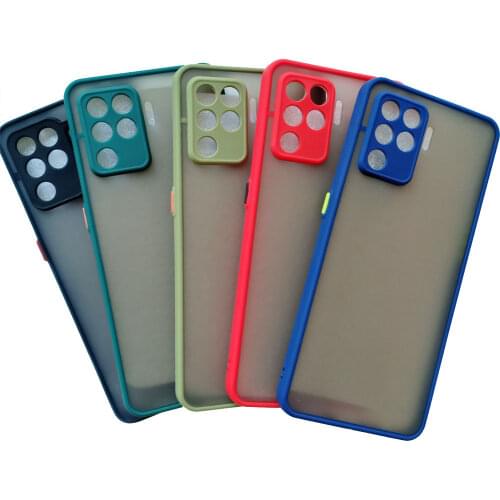For Oppo A94 Case Oppo Reno5 Lite Reno5 F F19 Pro Phone Case Hybrid Matte Bumper Shockproof Cover Armor Case Soft Clear Hard