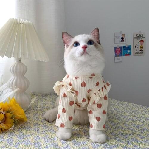 New Year Autumn Winter Sweater Warm Small Dogs Cat Clothes Kitten Puppy Clothes Nice Hoodies Cute Pet Costume