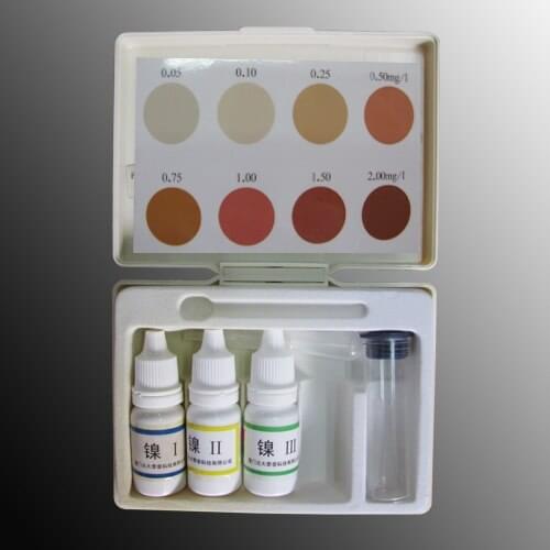 Heavy metal nickel rapid determination of the reagent box electroplating wastewater wastewater Ni test box manufacturer direct m