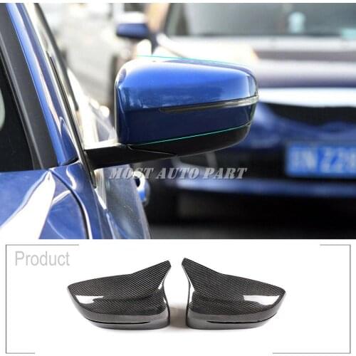 Carbon Fiber Rearview Mirror Cap Cover Trim For BMW 3 Series G20 G21 G28 2019-2020 2pcs Car Accessories Car Styling Car Trim