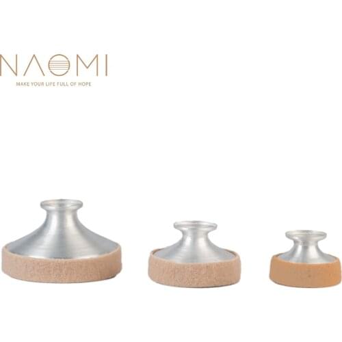 NAOMI 3 PCS Sax Mute SET Aluminum Alloy Sax Mute Saxophone Sound Dampener Practice Silencer For Alto/ Tenor/ Soprano Saxophone