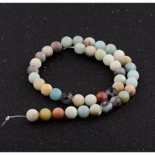Natural Stone Beads Lava Stone Malachite Sea Sediment Jaspers Loose Beads for Jewelry Making DIY Bracelet