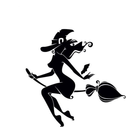 Personality interesting Flying Sexy Girl Fashion Cool Style Vinyl Decal Art pattern PVC Window Body Car Stickers Accessories