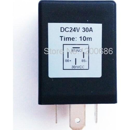 30A 24V Time Relay timer relay 10 minutes off Automotive SPDT 600 second later delay release off relay 10M off after signal on