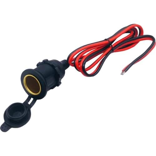 Car cigarette lighter socket 12V24V universal high-power car power female extension cord 1.5mm²/2.5mm²/1m, 2m, 3m extension cord