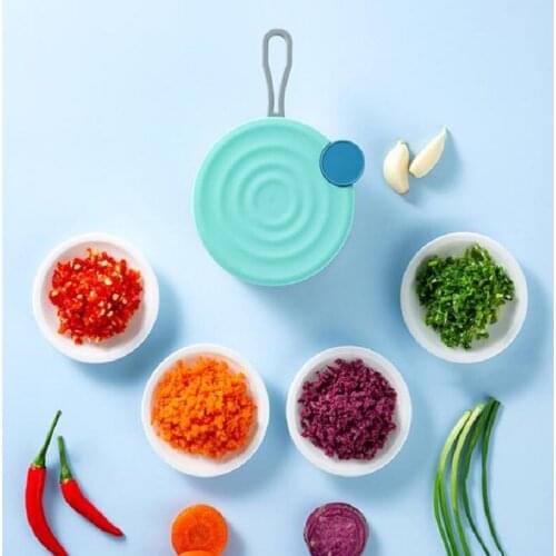 Manual Food Chopper Meat Grinder Vegetable Shredder Garlic Onion Processor Salad Mixer Maker Potato Fruit Kitchen Gadgets Tool