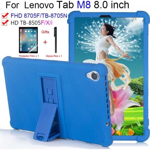 Silicon Case For Lenovo Tab M8 FHD TB-8705F/N Tab M8 HD TB-8505X/F 8" Protective Cover Case for Lenovo Tab M8 8705 FHD M8 8505