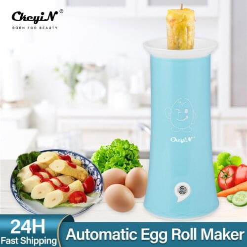 Single Tube Automatic Egg Roll Maker Electric Egg Cooker Omelette Master Sausage Machine DIY Rapid Breakfast Making Kitchen Tool