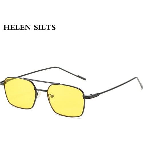 Classic Square Sunglasses Women Brand Designer Steampunk Alloy Sun Glasses Female Vintage Punk Eyeglasses UV400 Oculos De Sol