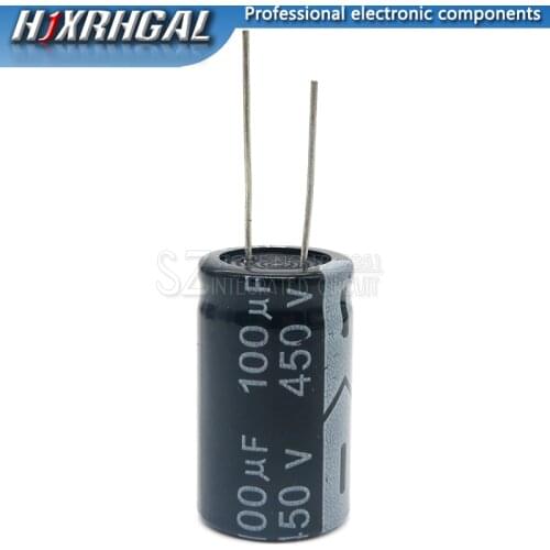 1PCS 450V100UF 18*30 100UF 450V Electrolytic capacitor