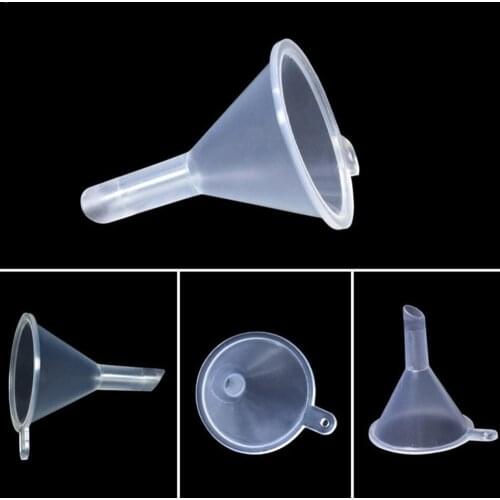 10PCS Plastic Mini Vloeibare Olie Trechters Voor Huishoudelijke Creatieve Gereedschap Vloeibare Doseren Keuken