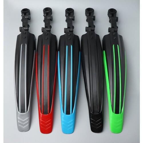 2 pcs(front/rear) 53.2/30cm Bicycle Fenders Five Colors Choose Mudguard For Bicycle Front Rear Mud Guards Cycling Supplies