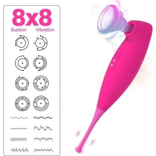 2 In 1 High Frequency Clitoral Sucking Vibrators For Women Nipple Clit Stimulation G Spot Adult Masturbation Sex Toys for Couple