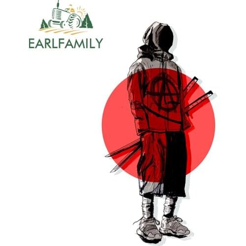 EARLFAMILY 13cm x 6.7cm for Samurai Car Stickers Car Styling Decal Campervan Motorcycle Personality Decals Occlusion Scratch