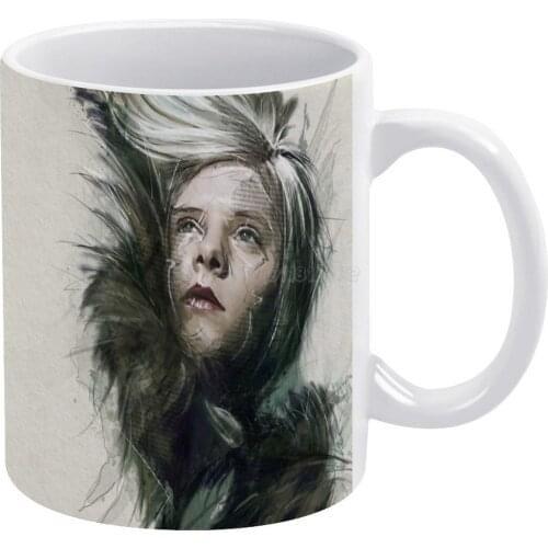 Aurora Aksnes White Mug 11oz Ceramic Tea Cup Coffee Mug Friends Birthday Gift Allmydemons Music Aksnes Fanart Auroraaksnes Singe