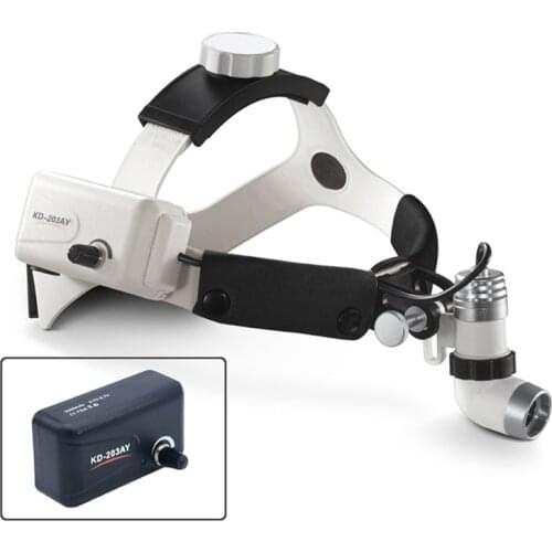 Wireless Medical Headlight ENT Plastic Sugery Pet Clinic Examination Light 3W LED Headlamp Dental Surgical Head Light KD-200