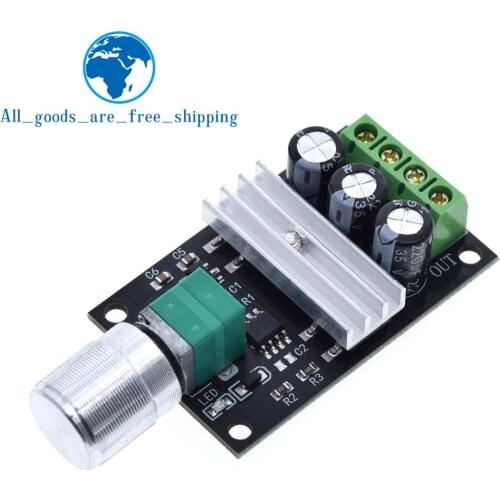 TZT DC 6V 12V 24V 28VDC 3A 80W PWM Motor Speed Controller Regulator Adjustable 3A Motor Speed Controller Regulator