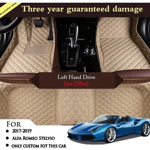 Carpets For Alfa Romeo Stelvio 2019 2018 2017 Car Floor Mats Auto Waterproof Accessories Interiors Styling Automobiles