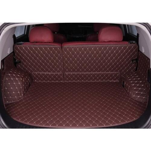 Custom car trunk mats for Fiat All Models palio viaggio Ottimo Bravo Freemont 500 auto accessories car styling foot mats