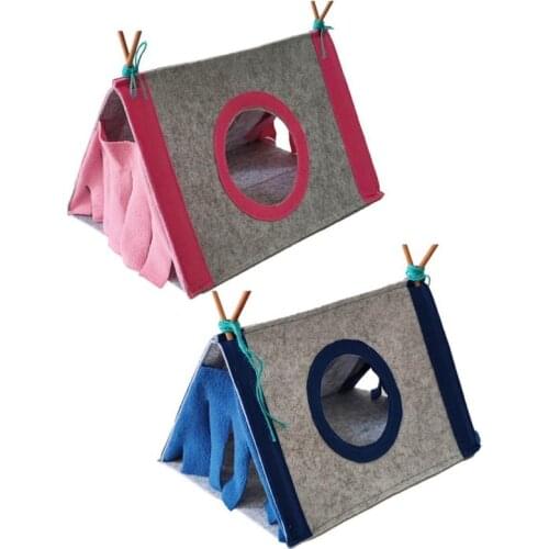 Small Pet Nest Felt Tent Rabbit Nest Hamster House Hamster Cage Large Guinea Pig Cage Guinea Pig Small Animal Bed Accessories
