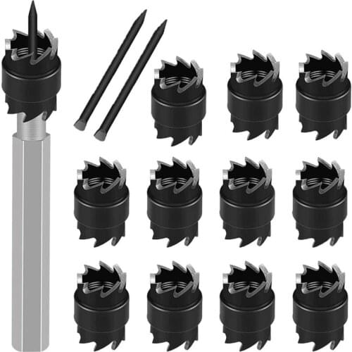 14Pcs Spot Welding Cutter Set, Remover Drill Bit Metal Hole Cutter Remover Set, for Electric Drill Spot Welding