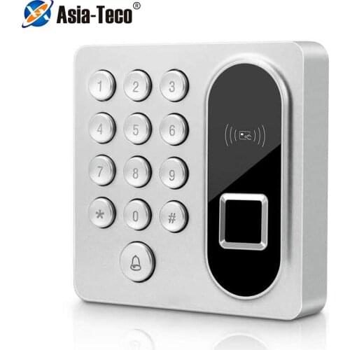 125KHZ RFID Keypad Biometric Fingerprint Access Controler Card Reader Door Lock System 200 user